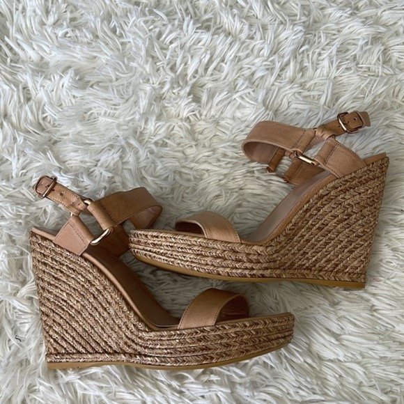 Stuart Weitzman Jute Wedge Platform Sandal - Picture 2 of 3